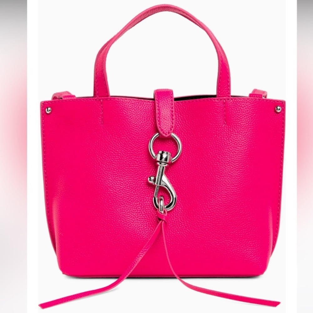 Rebecca Minkoff Megan mini tote acid pink